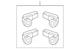 08v67-stk-240j Acura Oem Accessories Genuine Back-up System Obstacle Sensors