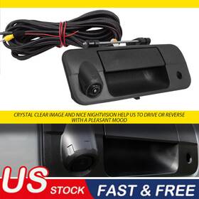 Wmbs-tundra-07-13 Auxito Rear Back Latch Tailgate Handle And Backup Camera Fit For Toyota Tundra 2007-2014