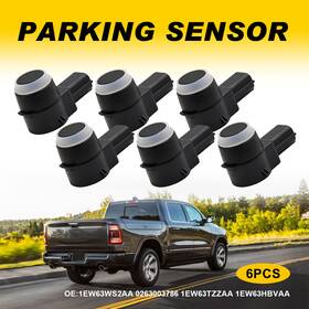 Xpd-dcld-26415 Auxito 6pcs Backup Park Assist Sensor Rear For Chrysler Dodge Jeep Ram 2500