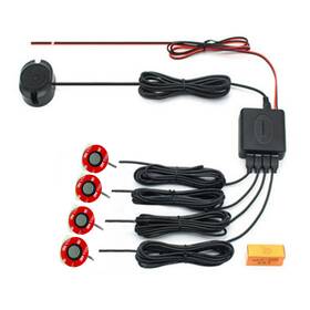 Bcsmmcar 433847257468 Car Adjustable Flat 4 Parking Sensor Reverse Backup Radar Alarm System Kit 16mm