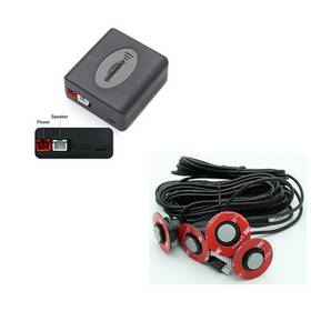 Bcsmmcar 904584356259 Car Rear Safety Gray Parking Radar Backup Reverse Sensors System Buzzer Alarm Bcsmmcar 904584356259 Car Rear Safety Gray Parking Radar Backup Reverse Sensors System Buzzer Alarm