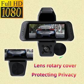 Kqcn-c30 Bcsmmcar 1080p Car Dash Camera Video Dvr Recorder Front&inside Night Vision Dual Cam