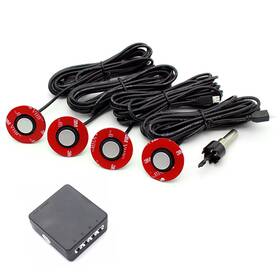 Ldy-p20 Bcsmmcar 4pcs Parking Sensors Car Auto Reverse Backup Rear Radar Alert System Kit Silver