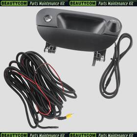 Beautycom 710422545682 Rear View Backup Camera Kit With Wiring Tailgate Handle For 1997-07 Ford F150 F250