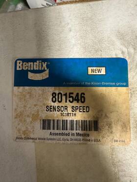 801546 Bendix Heavy Duty Truck Wheel Speed Sensor 801546 Bendix Heavy Duty Truck Wheel Speed Sensor