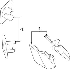 51-11-5-a3a-df7 Bmw Genuine Park Sensor Bracket 51-11-5-a3a-df7 Bmw Genuine Park Sensor Bracket