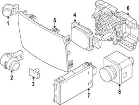 51-11-5-a69-f32 Bmw Genuine Auto Park Sensor Mount
