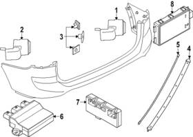51-12-5-a4f-fe1 Bmw Genuine Auto Park Sensor Mount Kit 51-12-5-a4f-fe1 Bmw Genuine Auto Park Sensor Mount Kit