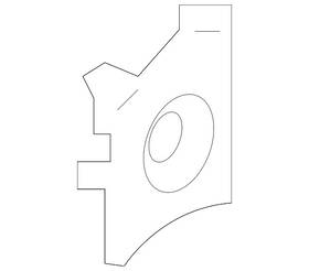 51-12-7-417-790 Bmw Genuine 2014-2017 2019 2020 I8 - Park Sensor Retainer