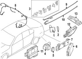 61-12-5-a47-6a5 Bmw Genuine 2023-2024 I7 - Wire Harness