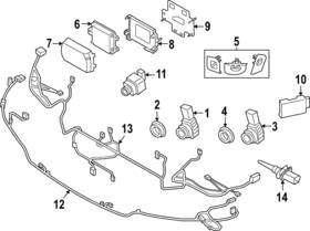 61-12-5-a50-539 Bmw Genuine Wire Harness 61-12-5-a50-539 Bmw Genuine Wire Harness