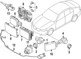 66-20-5-a17-999 Bmw Genuine Park Sensor