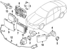 66-20-5-a24-403 Bmw Genuine Park Sensor