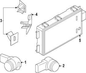 66-20-5-a67-596 Bmw Genuine Park Sensor 66-20-5-a67-596 Bmw Genuine Park Sensor