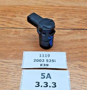 6911834 Bmw 97-03 Oem E39 525 M5 Front Right Passenger Bumper Outer Pdc Parking Sensor