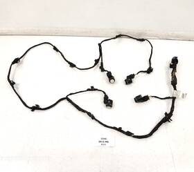 9142107 Bmw Oem M6 F06 F13 Front Parking Distance Sonic Sensors Pdc Wire Harness White