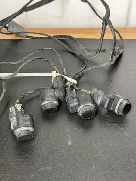 9244427 Bmw 10-13 Oem E70 X5m Rear Bumper Parking Harness Pdc Sensors Carbon Black