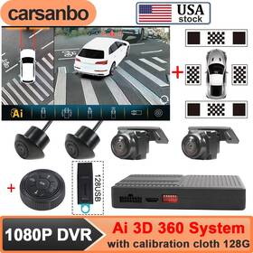 Dv600ai Carsanbo 360 Camera Top View System Ai Distance Warning Automatic Rearview Mode