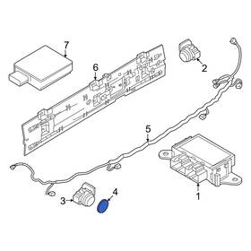 68619486aa Dodge Oe For Hornet 2023-2025 Parking Aid Sensor Retaining Ring