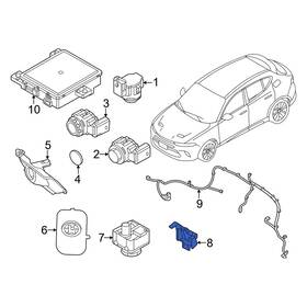 Dodge Oe 68622471aa For Hornet 2023-2025 Park Assist Camera Bracket