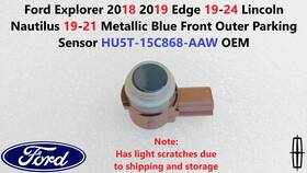 Hu5t-15c868-aaw Ford Explorer 2018 2019 Front Outer Parking Sensor Dark Gray