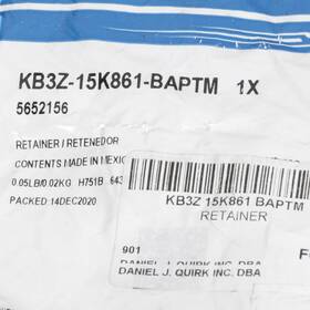 Kb3z-15k861-baptm Ford Genuine Retainer