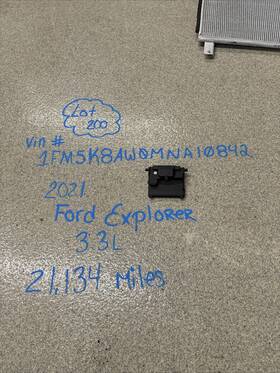 Lb5t19h406cf Ford 2020- 2024 Explorer Front Windshield Lane Daparture Camera Oem