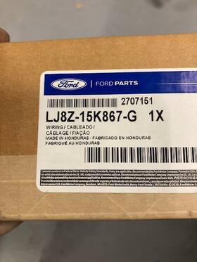 Lj8z-15k867-g Ford Genuine 2021-2023 Mustang Mach-e Front Wire Harness