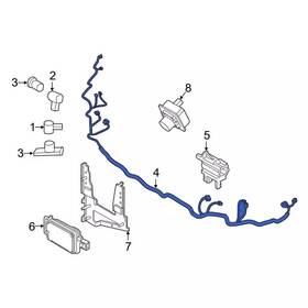 Lx6z-15k867-d Ford Genuine Wire Harness Lx6z-15k867-d Ford Genuine Wire Harness