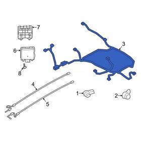 Lx6z-15k868-c Ford Genuine Parking Aid System Wiring Harness