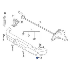 M2dz-15k861-ba Ford Genuine Parking Aid Sensor Housing M2dz-15k861-ba Ford Genuine Parking Aid Sensor Housing
