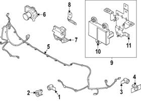 Nu5z-15k859-e Ford Genuine Auto Park Sensor Nu5z-15k859-e Ford Genuine Auto Park Sensor
