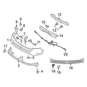 7t4z15k861ac Ford Oe For Edge 2007-2014 Left Outer Parking Aid Sensor Bracket