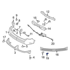 7t4z15k861ad Ford Oe For Edge 2007-2014 Right Inner Parking Aid Sensor Bracket