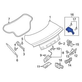 Fr3z19h511a Ford Oe For Mustang 2015-2023 Park Assist Camera Bracket