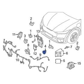 Lj8z15a862ab Ford Oe For Mustang Mach-e 21-24 Front Left Parking Aid Sensor Bracket Lj8z15a862ab Ford Oe For Mustang Mach-e 21-24 Front Left Parking Aid Sensor Bracket