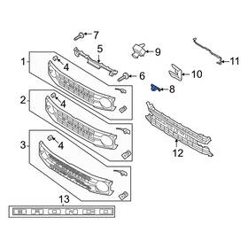 M2dz8c324abptm Ford Oe For Bronco 2021-2024 Rear Park Assist Camera Bracket