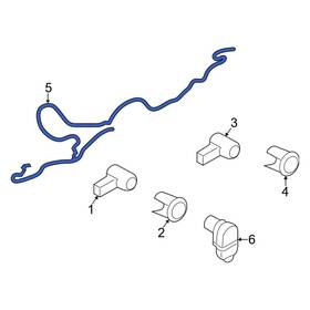 Ml3z13a576p Ford Oe For F-150 2021-2023 Rear Parking Aid System Wiring Harness