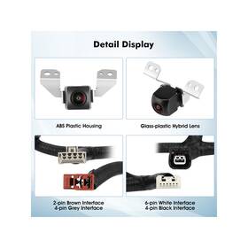 Am-3737907119 Gearzaar Rear View Camera For 2012-2015 Honda Pilot Reverse Backup #