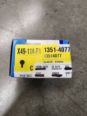 13514077 General Motors Gm Front Impact Sensor