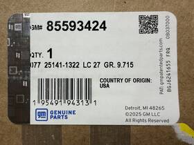 85593424 Genuine Gm - Front View Camera Oem