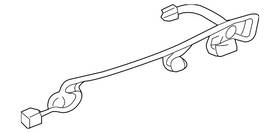 22800723 Gm Genuine Rear License Plate Lamp Wiring Harness