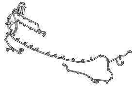 84813516 Gm Genuine Front Object Alarm Sensor Wiring Harness