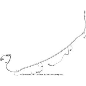 86797662 Gm Genuine Rear Object Alarm Sensor Wiring Harness