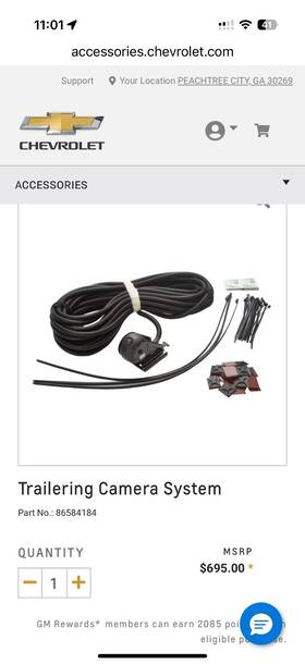 E151058 Gm Genuine Trailering Camera System E151058 Gm Genuine Trailering Camera System