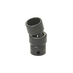 1116um Grey Pneumatic 3/8 Inch Drive X 16mm 12 Point Standard Universal Socket