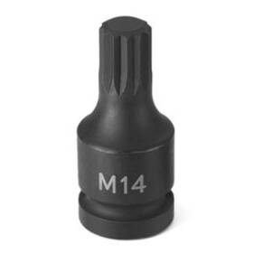 2114s Grey Pneumatic 1/2 Inch Drive X M14 Triple Square Driver