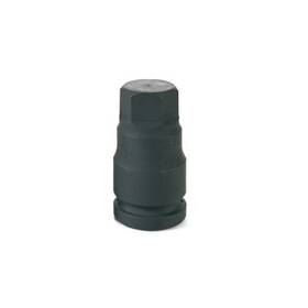 Grey Pneumatic 4924f 1 Inch Drive X 3/4 Hex Driver