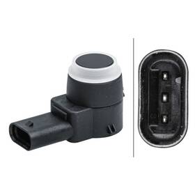 358141371 Hella Sensor Parking Assist Angled 3 Pin Connector Plug For Pai