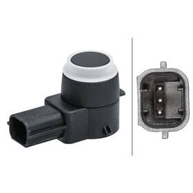 358141551 Hella Sensor Parking Assist Angled 3 Pin Connector Plug For Pai